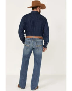 Ariat Men's M5 Fargo Bauer Medium Wash Low Rise Straight Leg Stretch Denim Jeans -Gates Shop 2000377340 400 P3