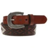 Hooey Men's Choctaw Roughy Tooled And Laced Belt -Gates Shop 2000379062 235 P1
