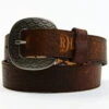 Red Dirt Hat Co. Men's Bison Leather Belt -Gates Shop 2000382076 001 P1