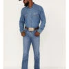 Wrangler Retro Men's Deerstalker Medium Wash Relaxed Bootcut Stretch Denim Jeans