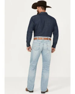 Cinch Men's White Label Light Wash Relaxed Straight Stretch Performance Denim Jeans -Gates Shop 2000386397 402 P3