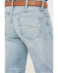 Cinch Men's White Label Light Wash Relaxed Straight Stretch Performance Denim Jeans -Gates Shop 2000386397 402 P4