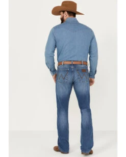 Wrangler Retro Men's Fresian Light Wash Slim Bootcut Stretch Jeans 8 Wrangler Retro Men's Fresian Light Wash Slim Bootcut Stretch Jeans -Gates Shop 2000394533 412 P3