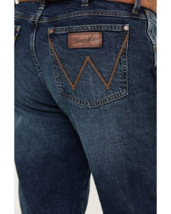 Wrangler Retro Men's Medium Wash Slim Straight Stretch Jeans -Gates Shop 2000394535 414 P4