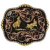 Montana Silversmiths Men's Tri-Color Bullrider Traditional Attitude Buckle -Gates Shop 290896 94 P1