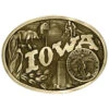 Montana Silversmiths Iowa State Heritage Attitude Belt Buckle -Gates Shop 290B79 15 P1